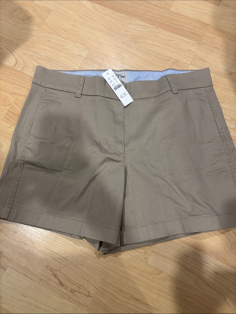 J Crew Classic Khaki Women's Stretch Shorts